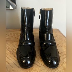 stella mccartney boots women tortoise heel